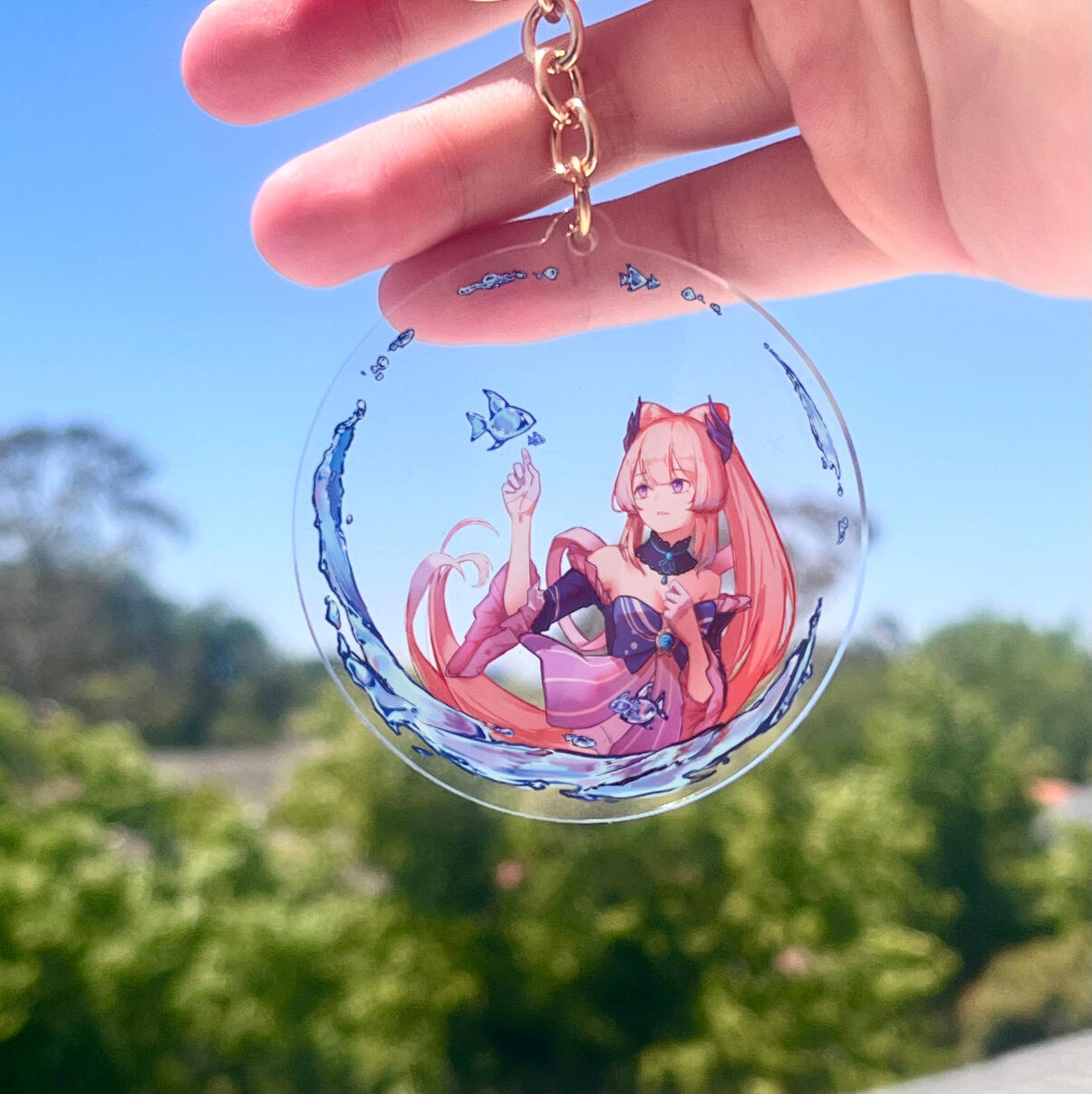 Kokomi Clear Keychain