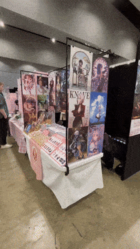 Animaga 2025 Table Setup