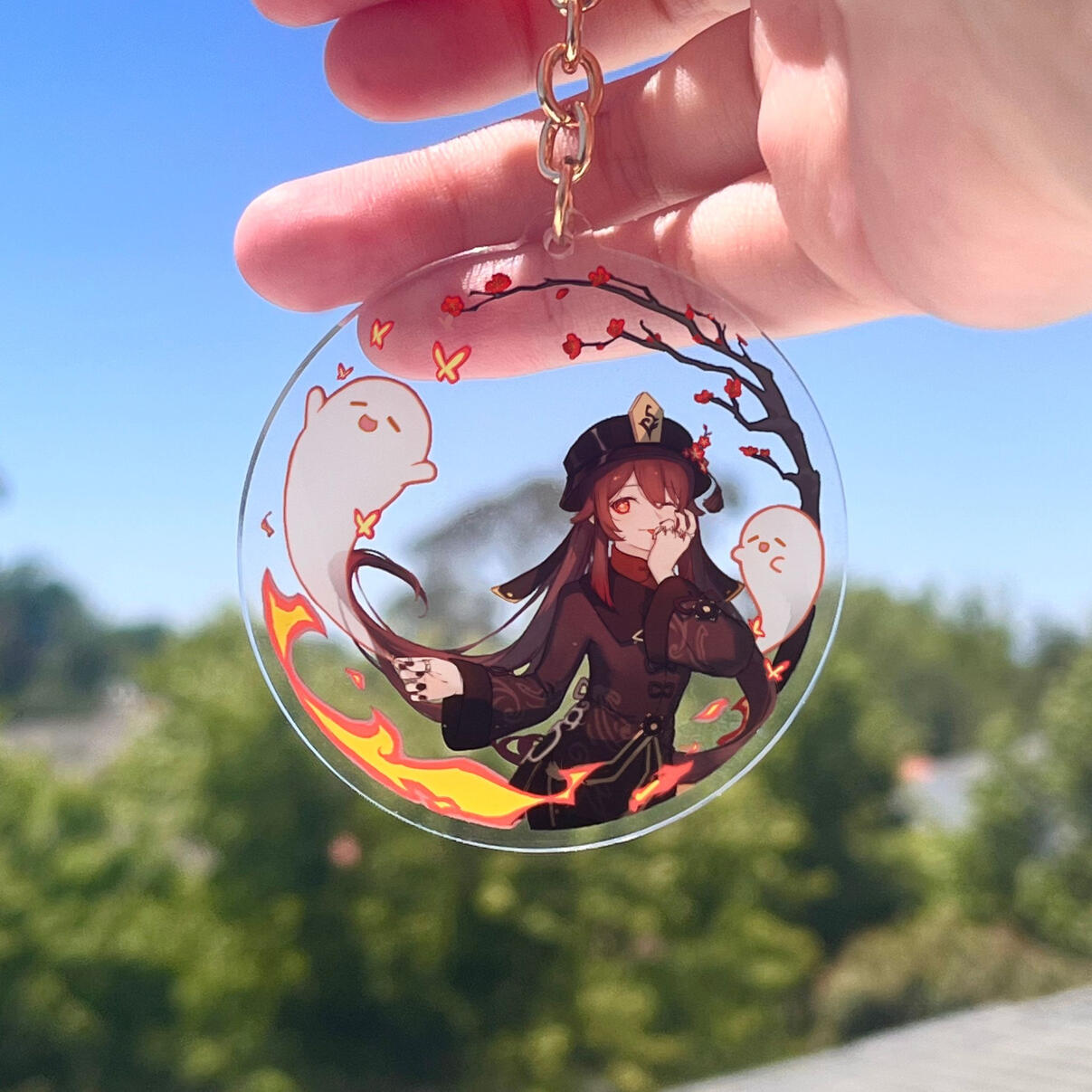 Hutao Clear Keychain